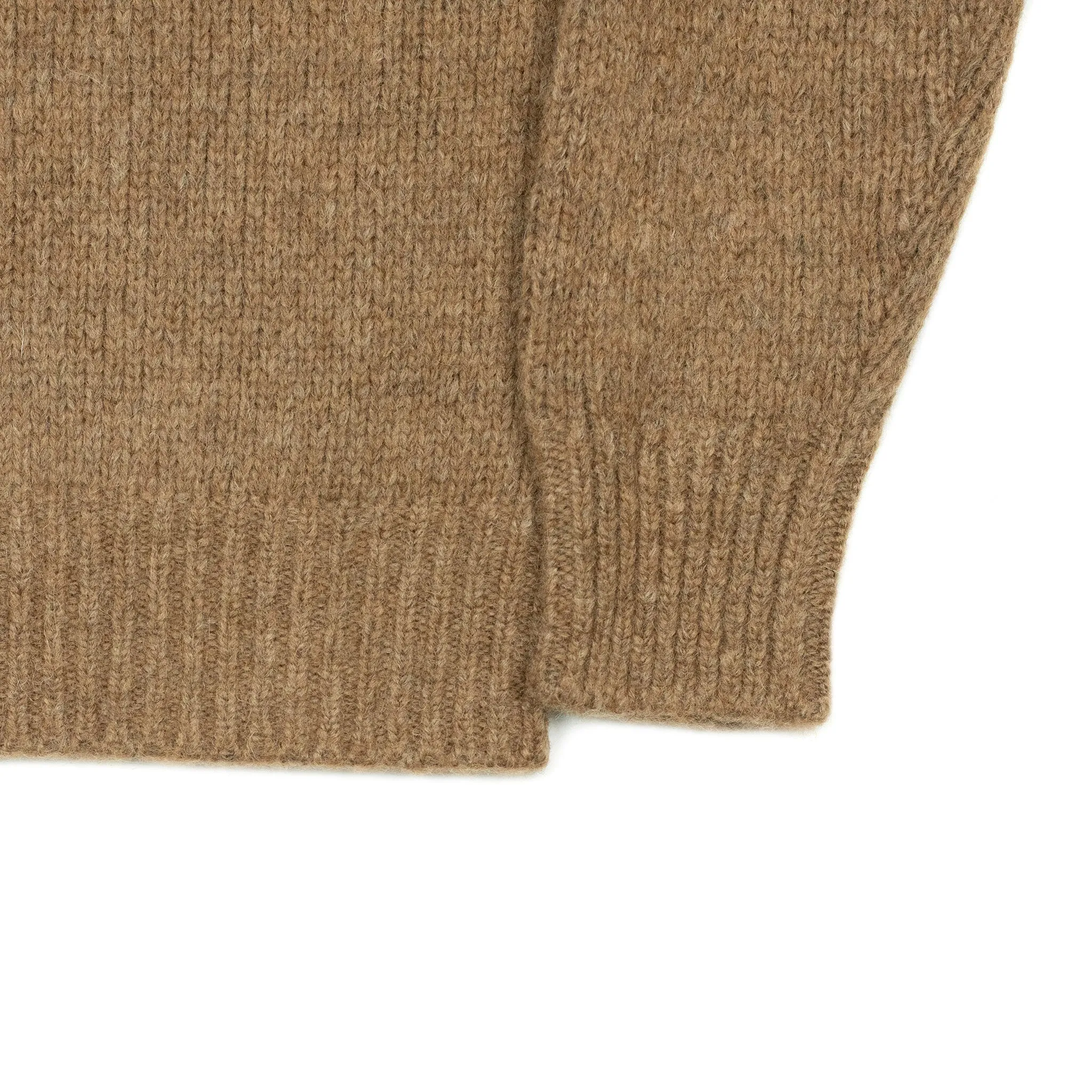 Aappio crewneck sweater in cassonade alpaca wool mix (restock)