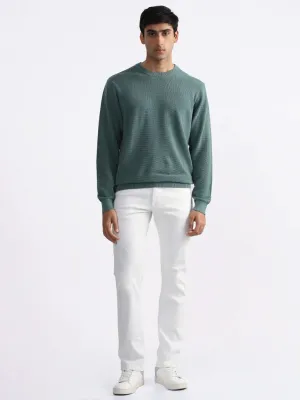 Ascot Sage Cotton Relaxed-Fit Sweater