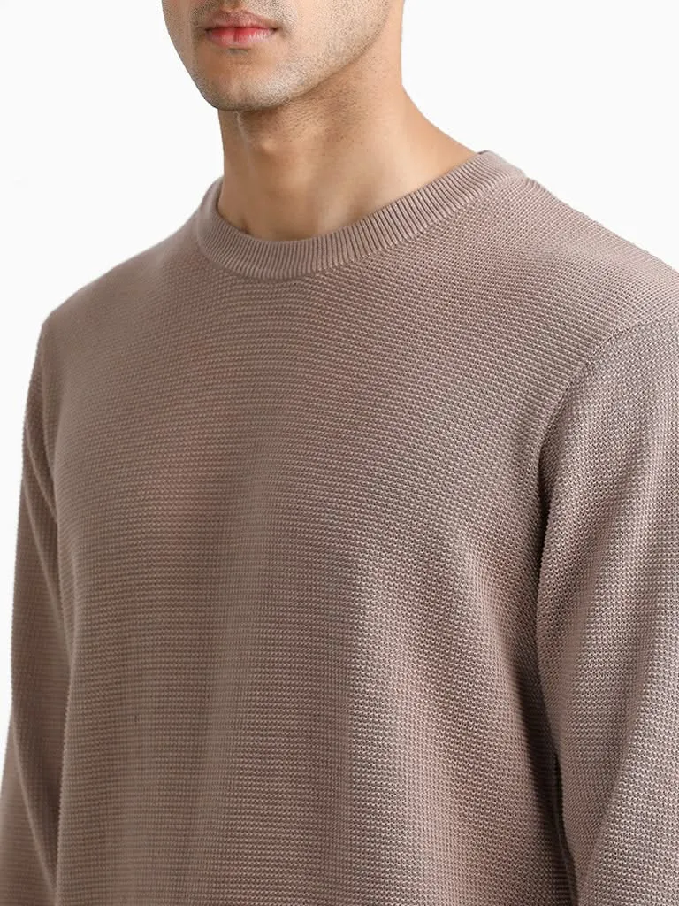 Ascot Taupe Relaxed-Fit Sweater