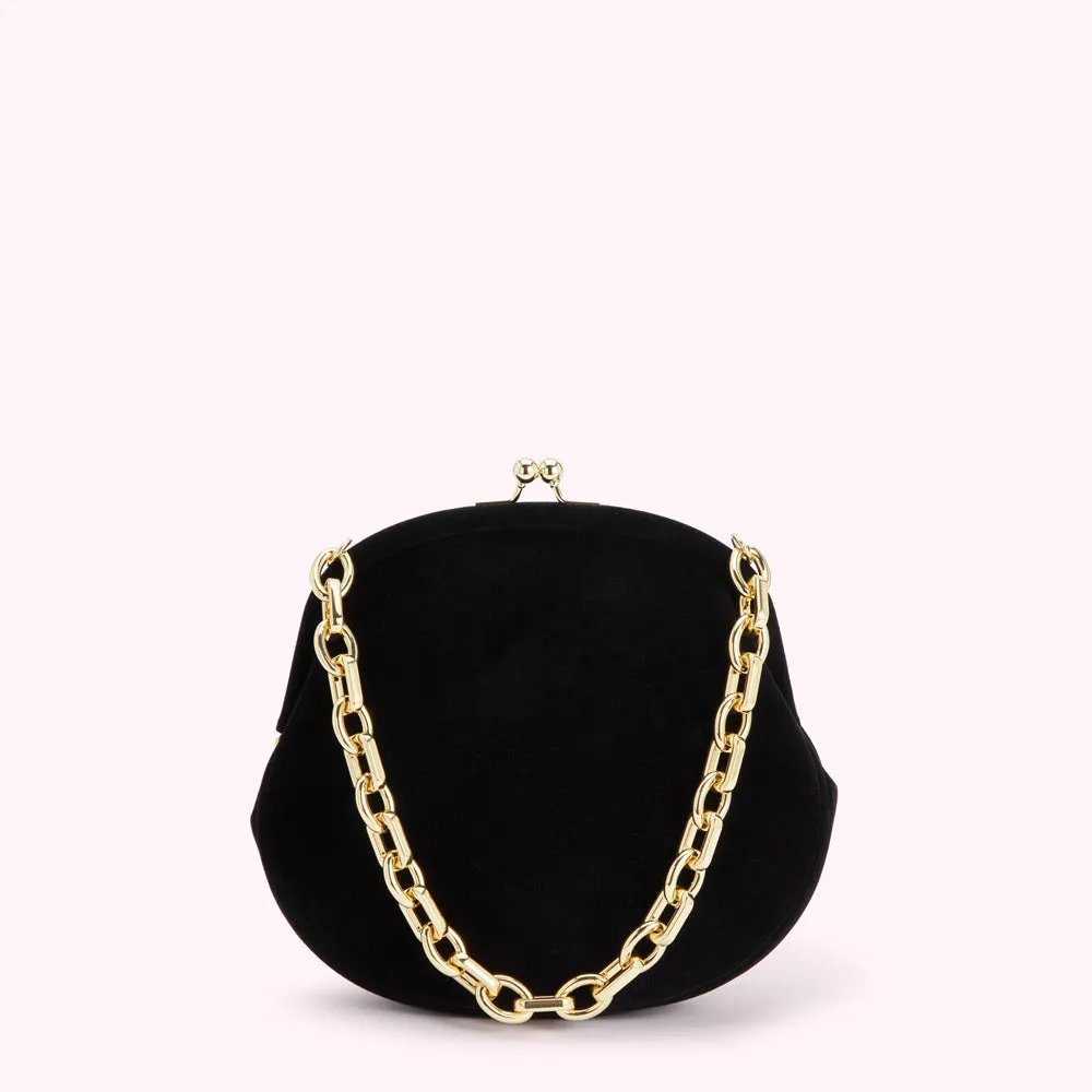 BLACK LIFE IS A BAG OF ROSES ROSIE HANDBAG