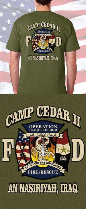 Camp Cedar Fire Department Back Design