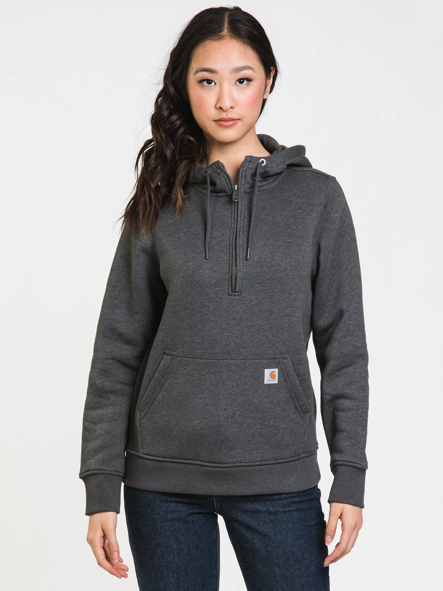 CARHARTT CLARKSBURG HALF ZIP PULLOVER HOODIE - CLEARANCE