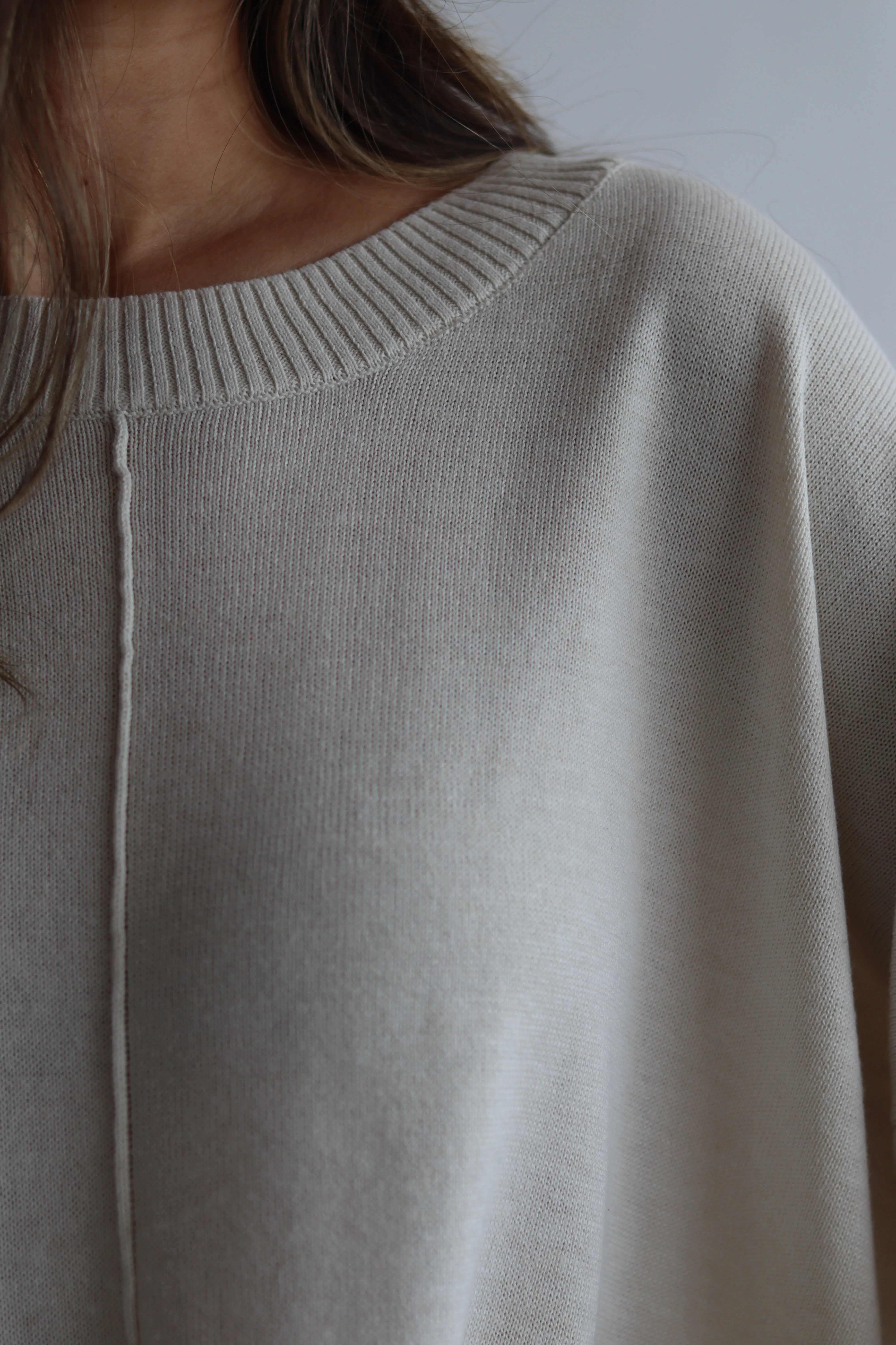 Crewneck Boxy Sweater