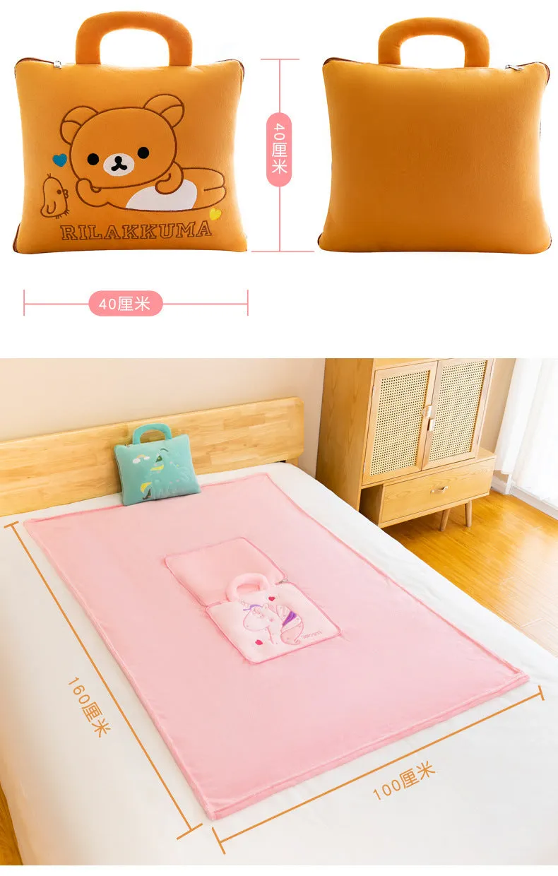 CUTE CHARACTER FLEECE BLANKET