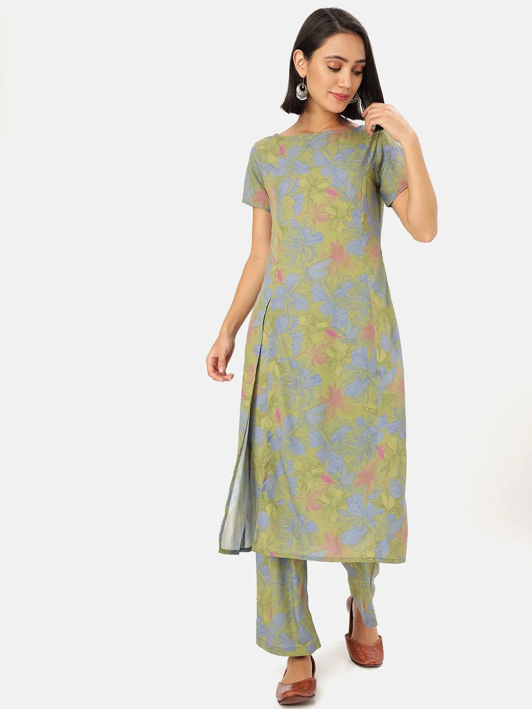 Eden One-Slit Kurta Set