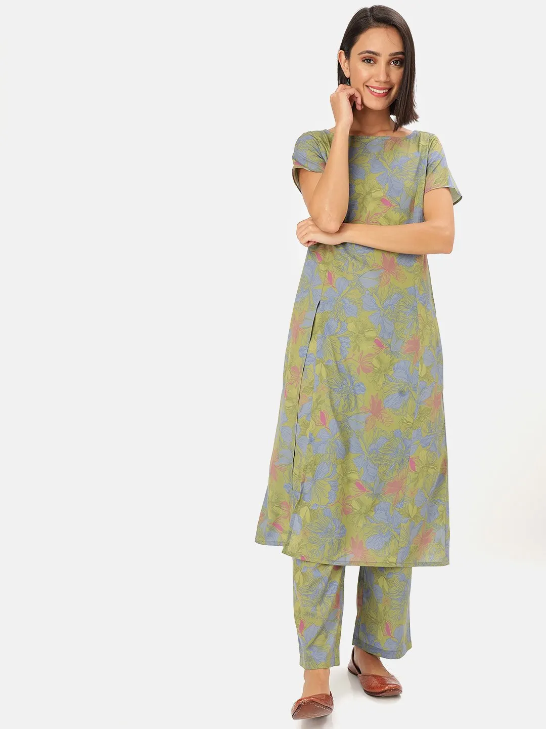 Eden One-Slit Kurta Set