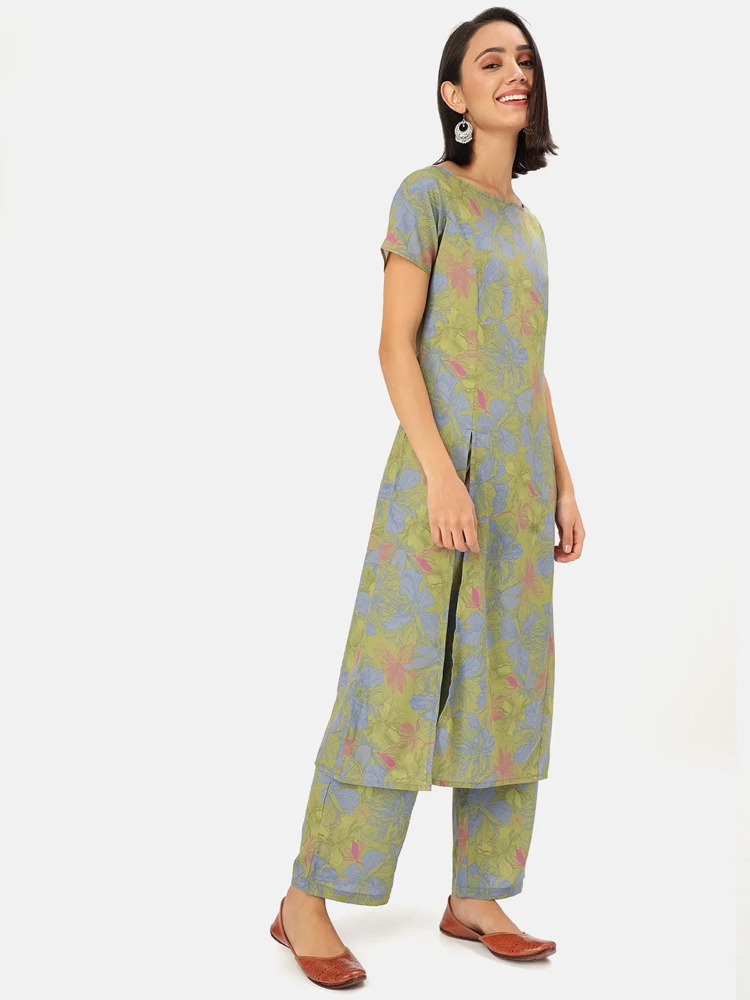 Eden One-Slit Kurta Set