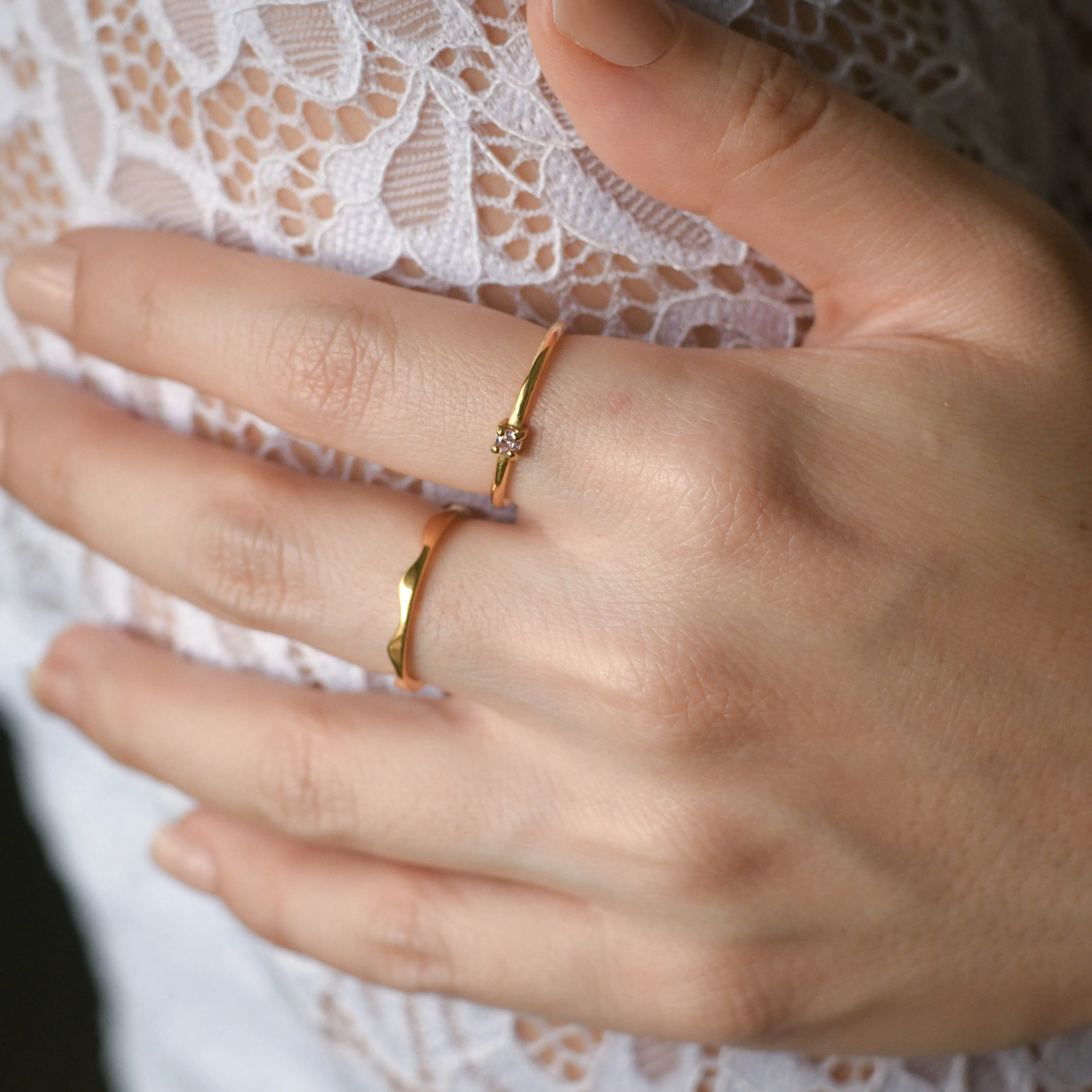 Eliza Ring | Blush Gold