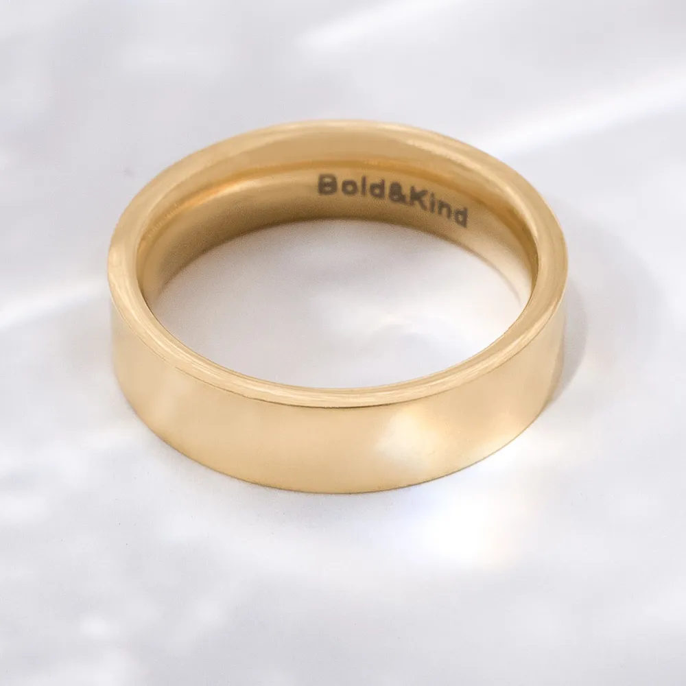 Everyday Stacker Band (18k gold)