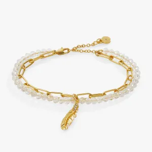 Feather Chain Bracelet