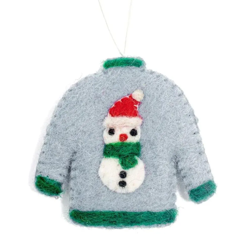 Felt Cozy Sweater Ornament