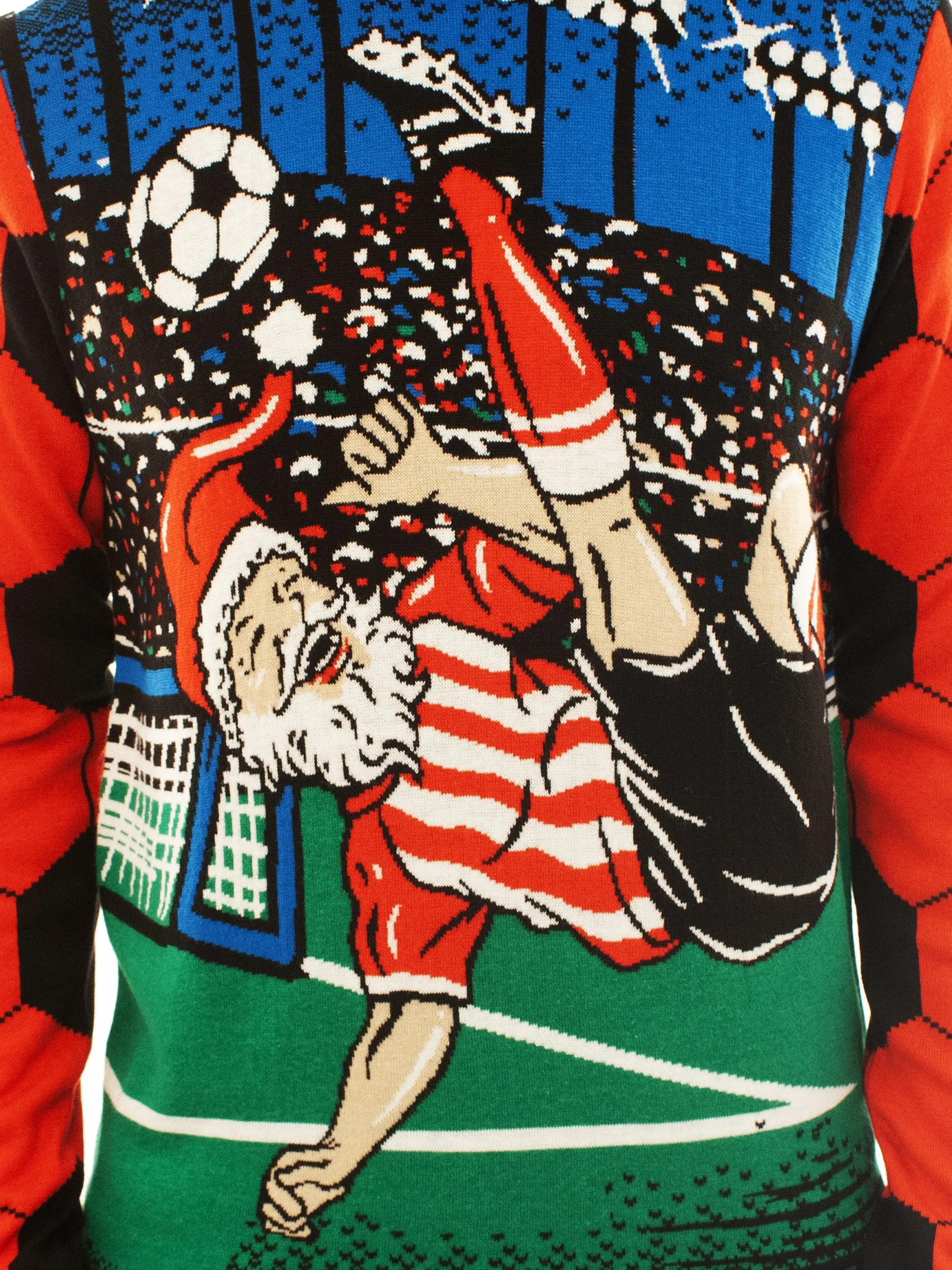 Futbol Soccer Santa | Ugly Christmas Sweater For Men & Women | Unisex Sizing