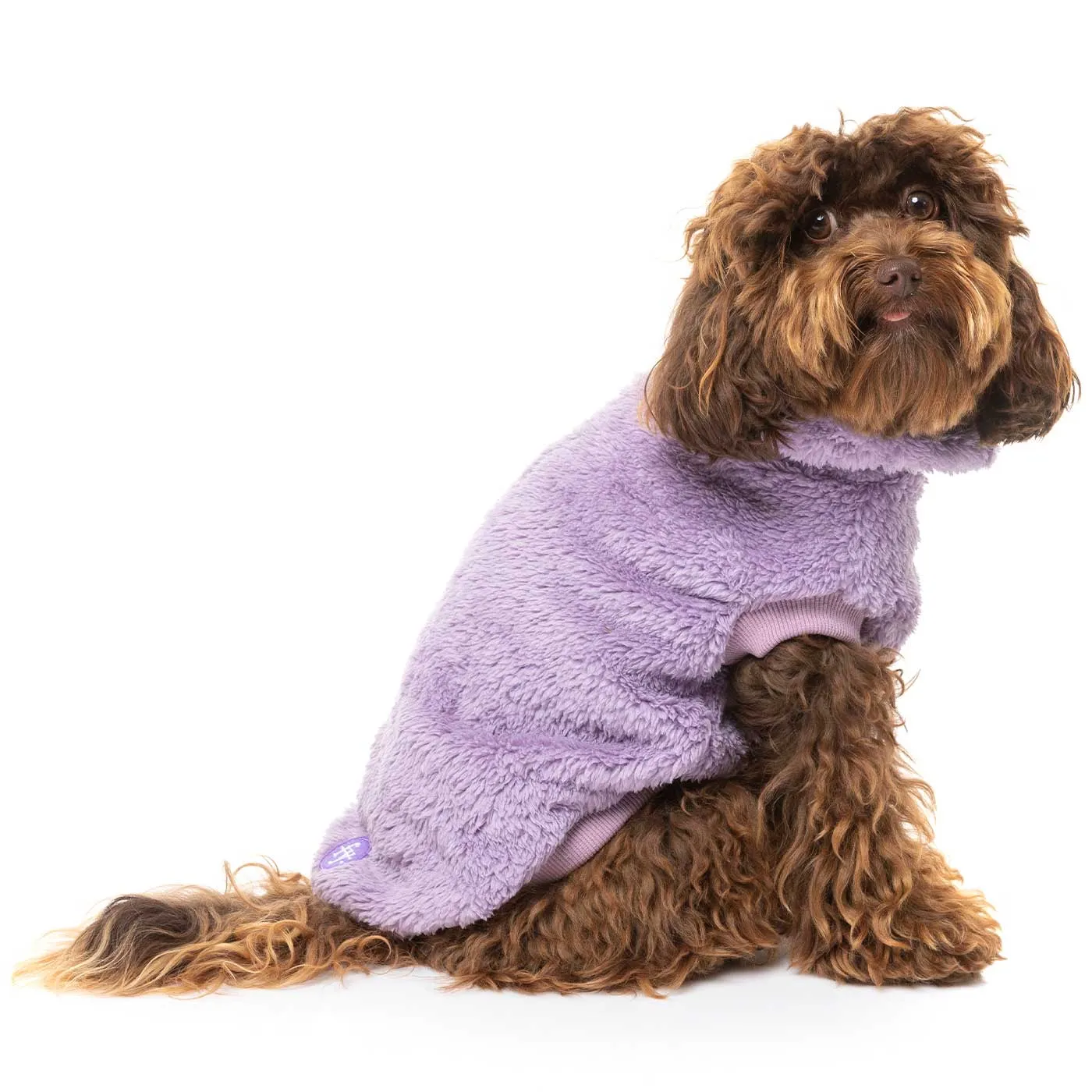 FuzzYard Lilac Turtle Teddy Sweater