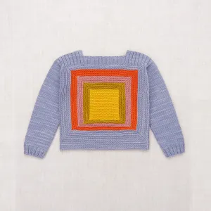 Hand Knit Pima Cotton Homage Sweater - Pewter