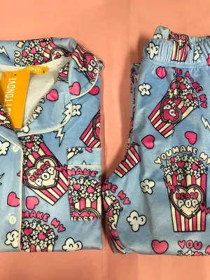 Heart Pop fleece pjs