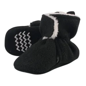 Hudson Baby Cozy Fleece Booties, Black