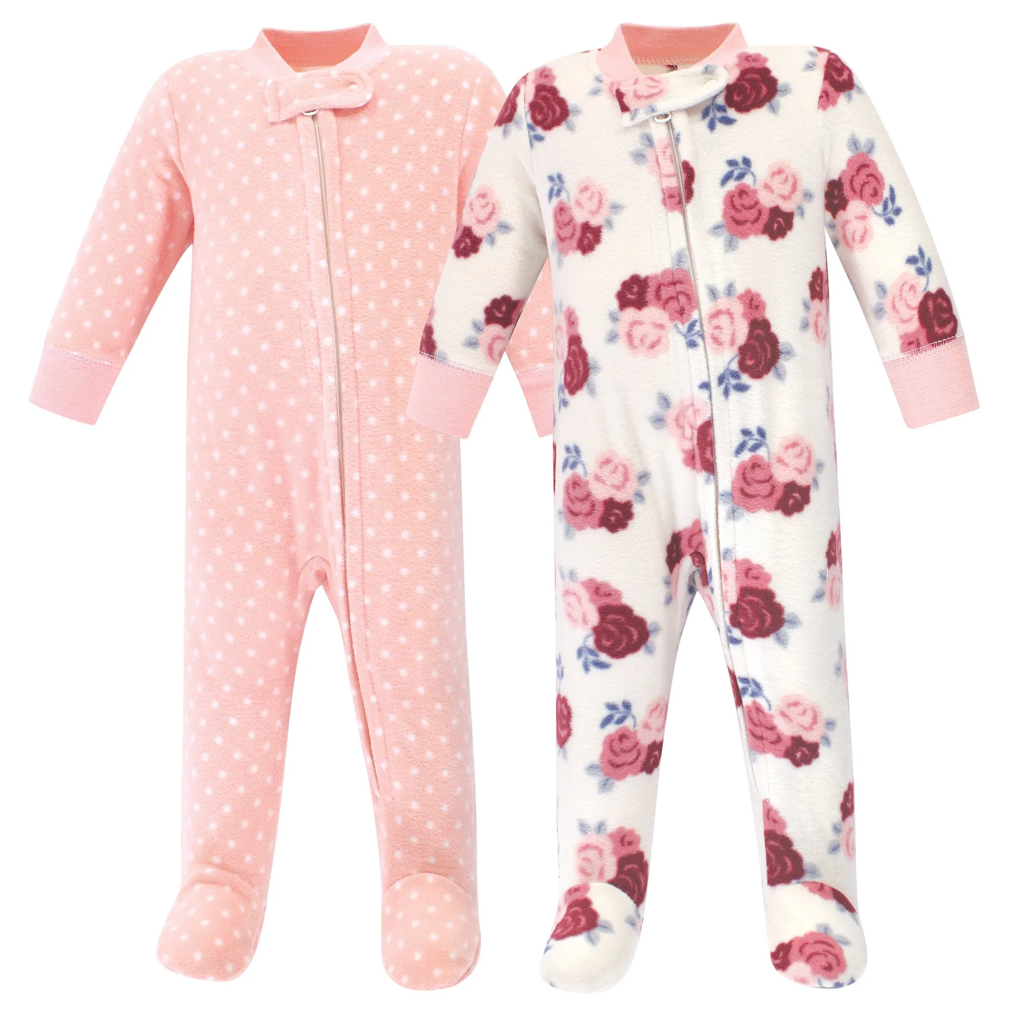 Hudson Baby Fleece Sleep and Play, Floral