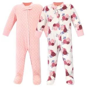 Hudson Baby Fleece Sleep and Play, Floral