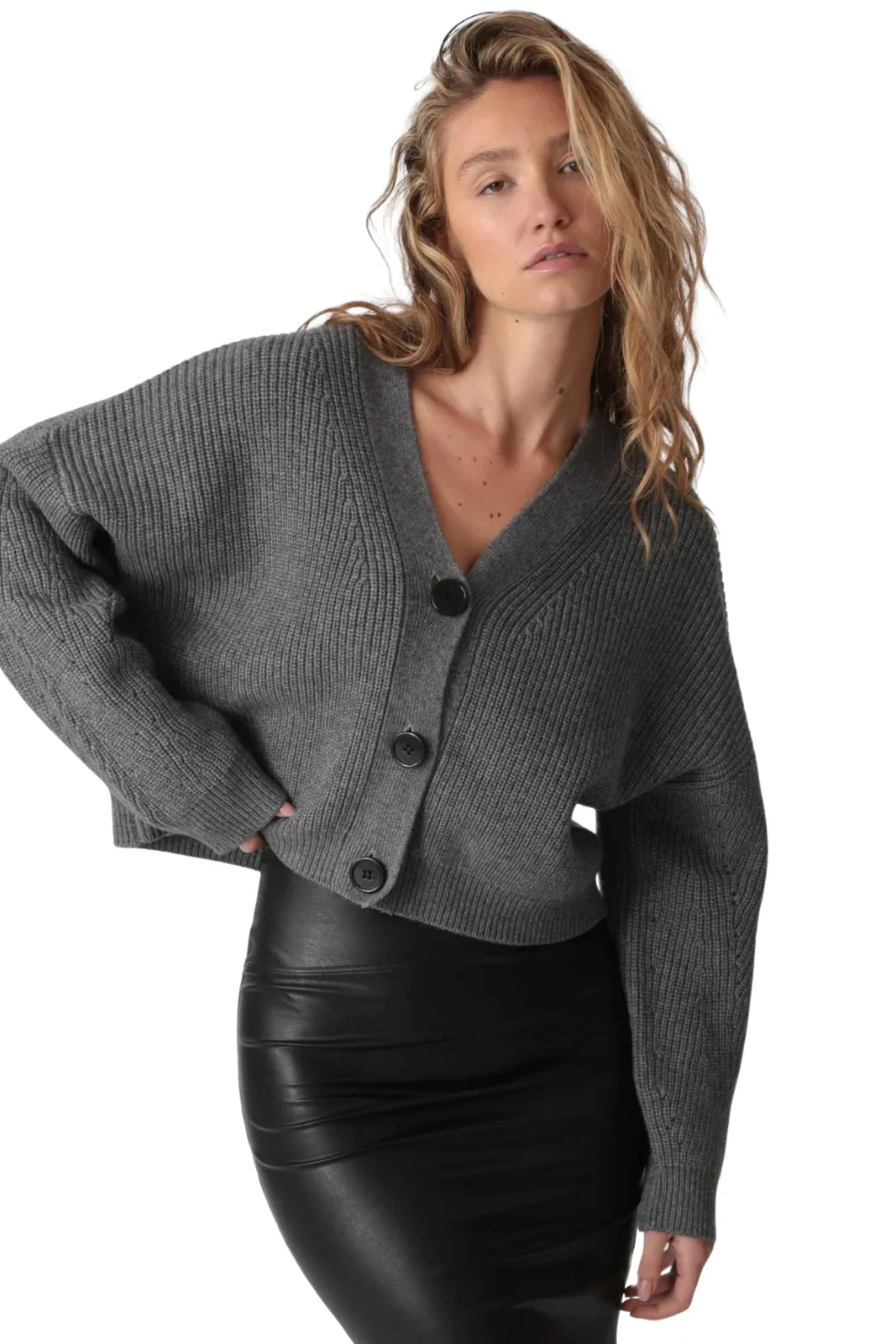 Katie Sweater , Heather Grey