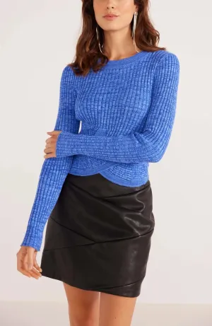 Mink Pink Harper Rib Knit Top