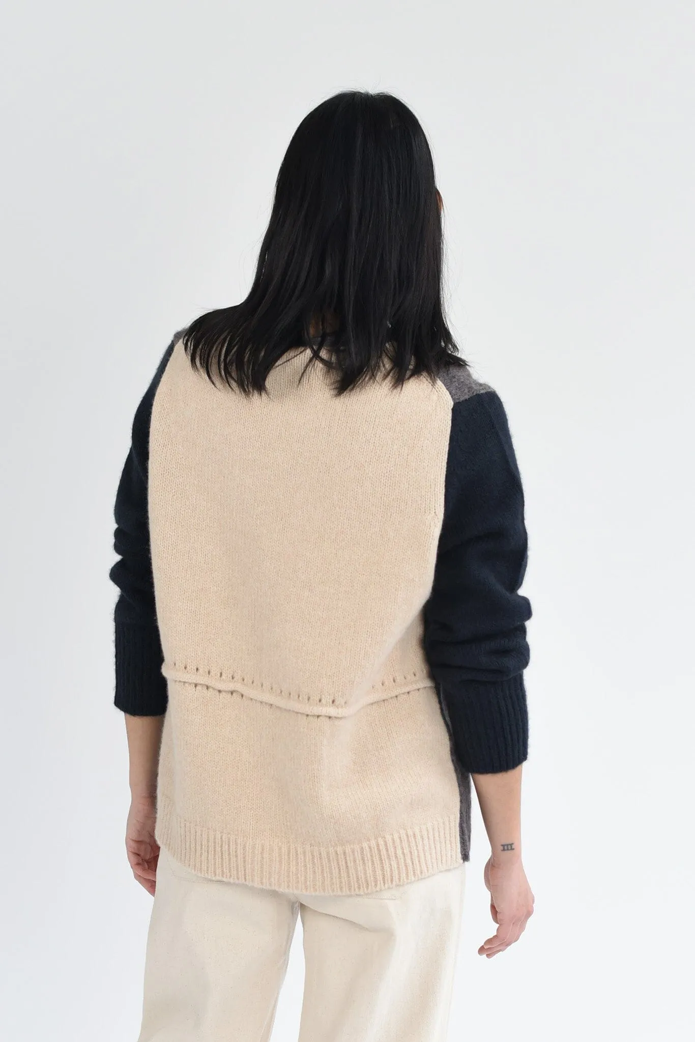 M.PATMOS Leto Cardigan - Neutral Combo