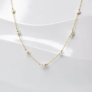 Naya Freshwater Pearl Satellite Necklace