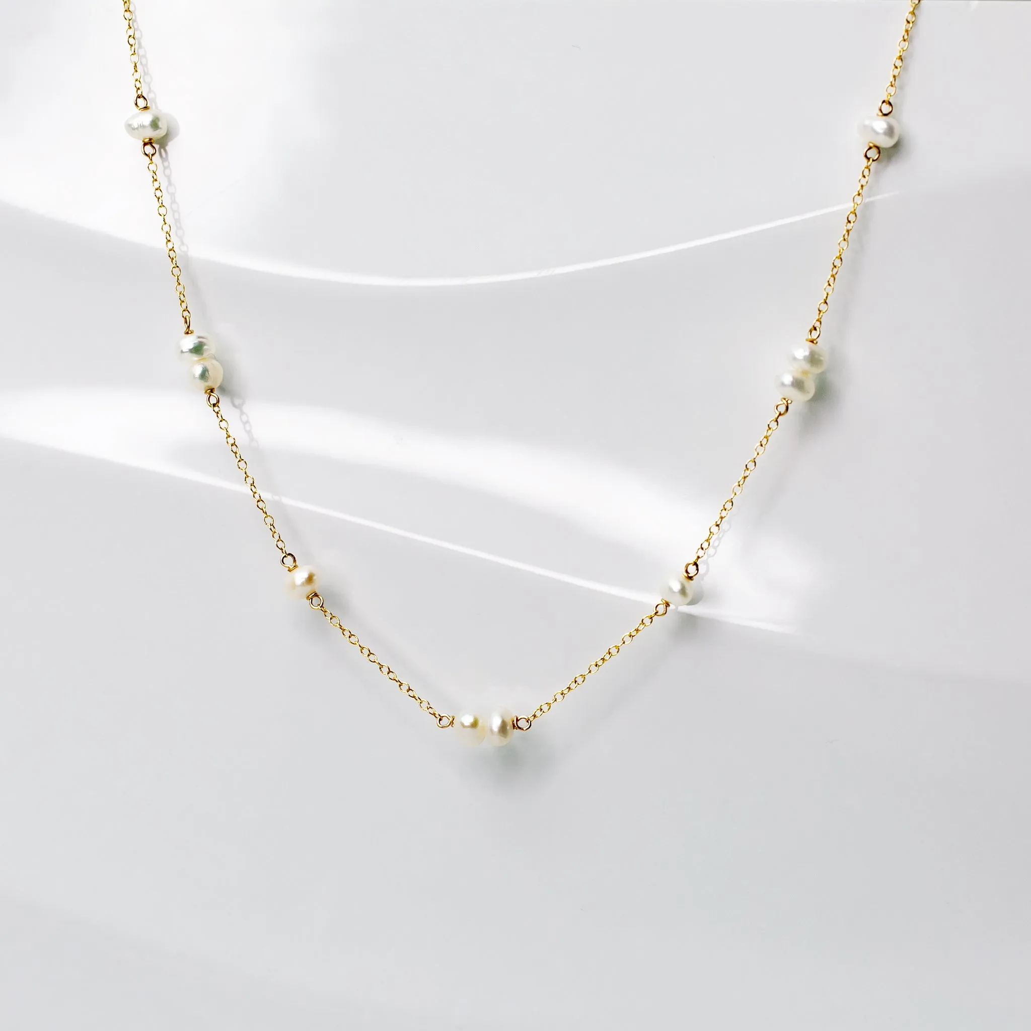 Naya Freshwater Pearl Satellite Necklace