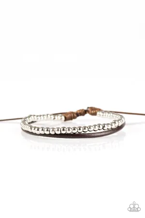 Paparazzi Mountain Mod Brown Bracelet/Anklet