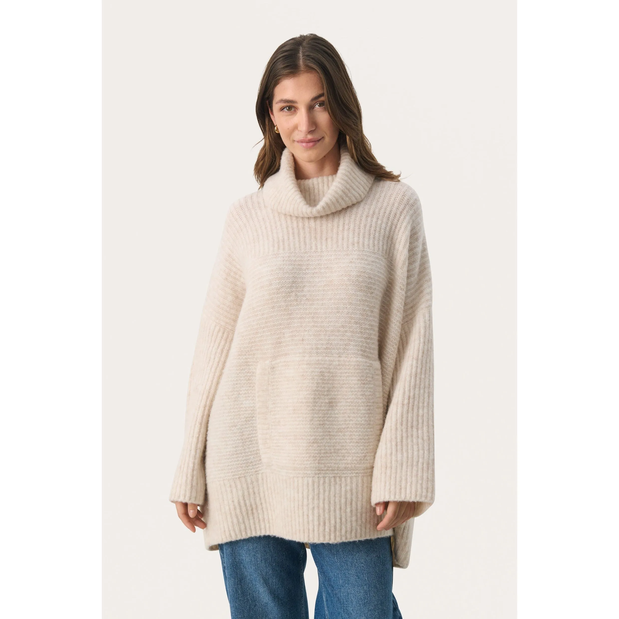 Part Two ToccasPW Jumper in Birch Melange 30309171