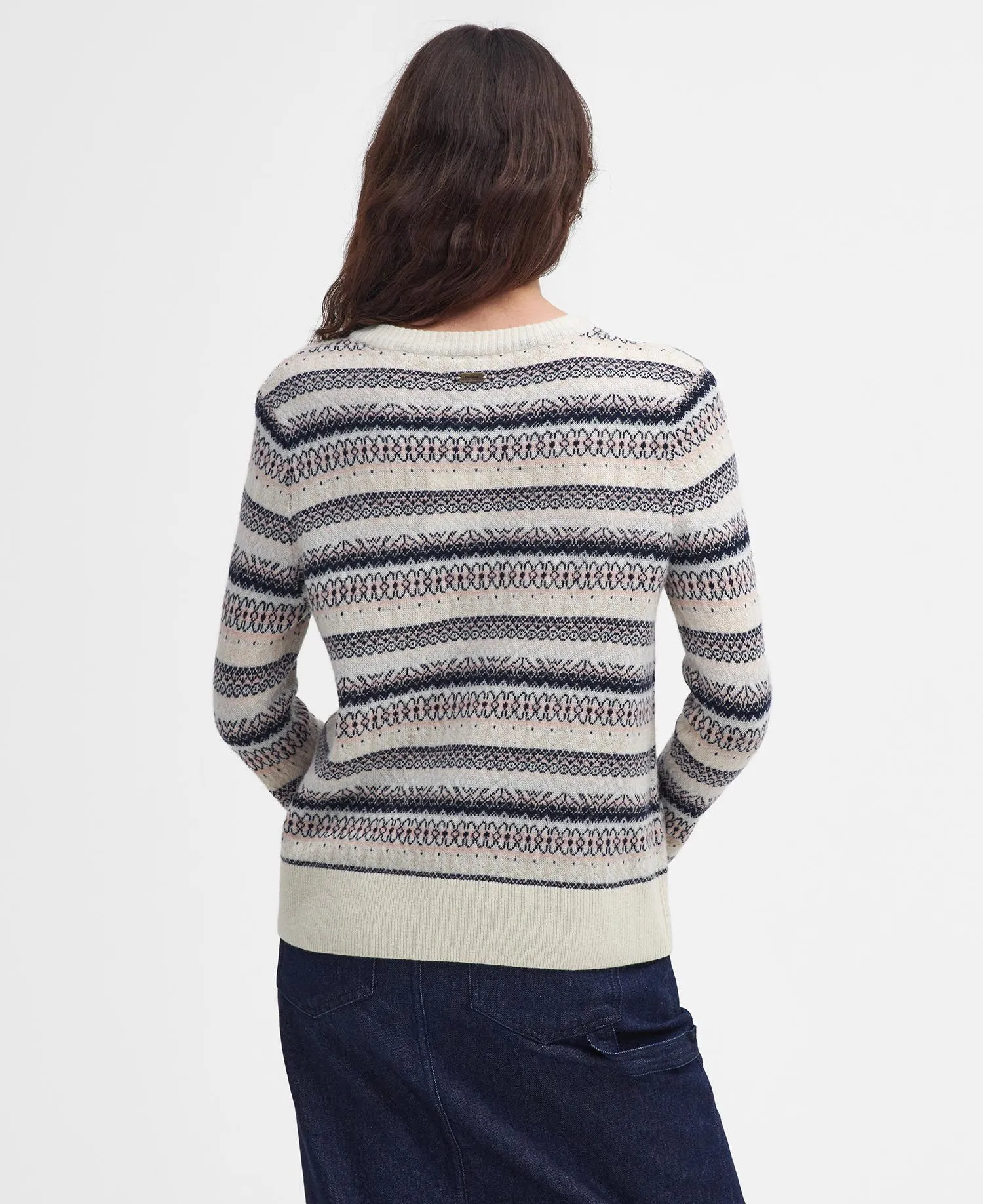 Peak Striped Crew Neck Jumper - Multi