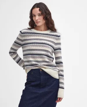 Peak Striped Crew Neck Jumper - Multi