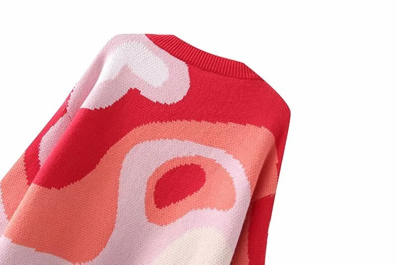 Pre Order:  Watercolor Swirls Knit Pullover