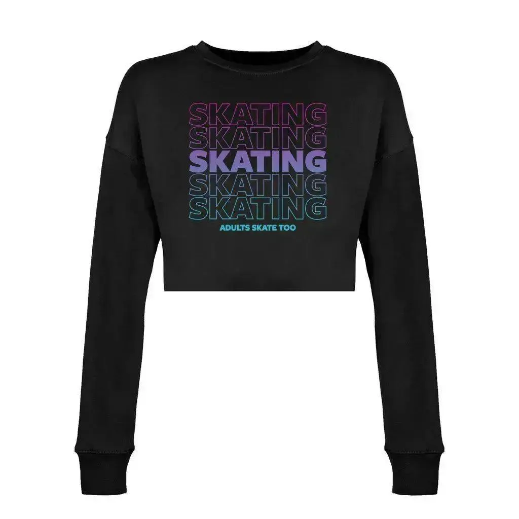 SKATING Women's Cropped Sweatshirt