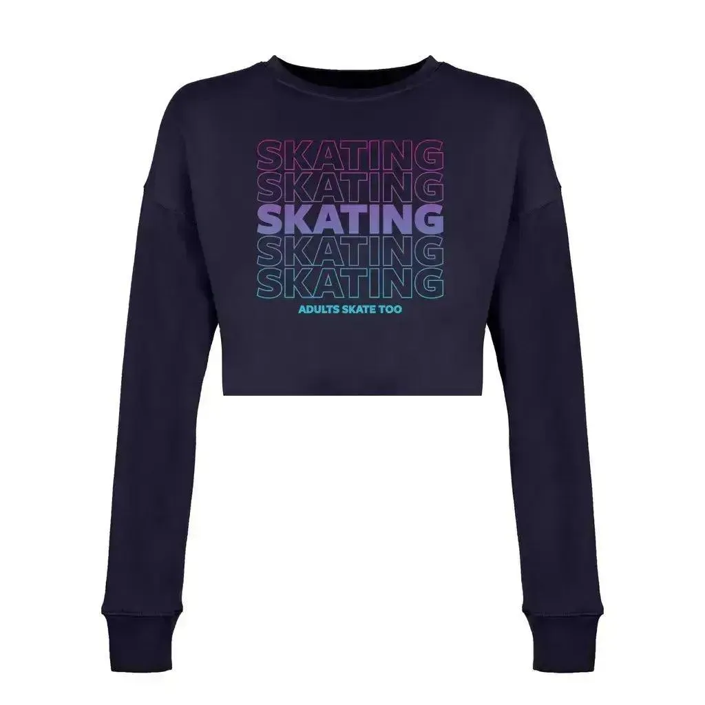 SKATING Women's Cropped Sweatshirt