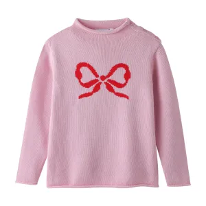 Swoon Baby Rolled Bow Sweater