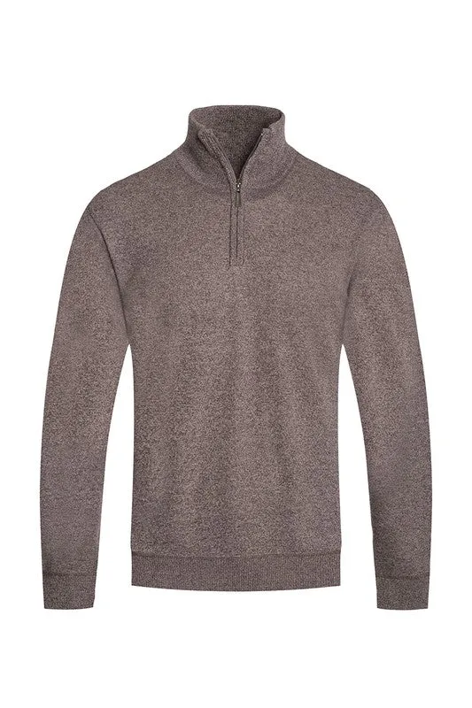 TEEK - Mens Knit Quarter Zip Sweater