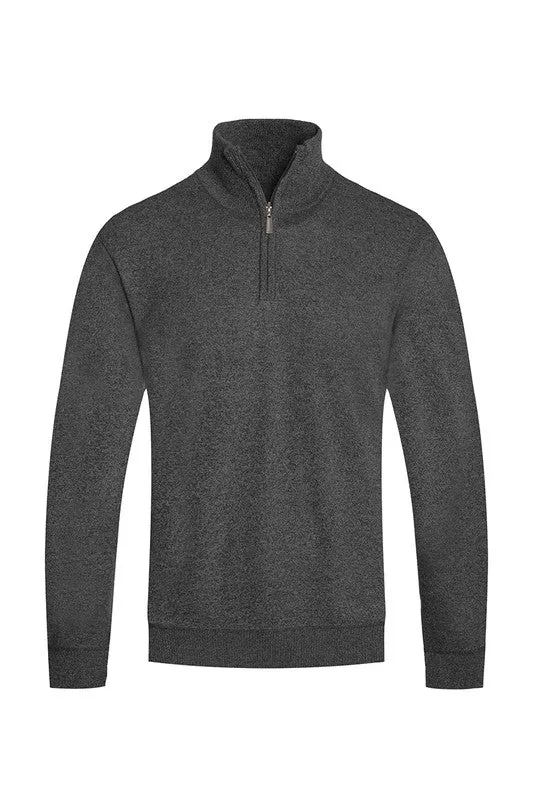 TEEK - Mens Knit Quarter Zip Sweater