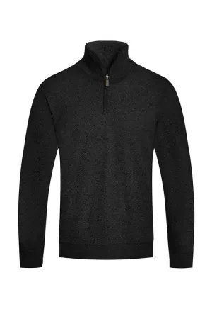 TEEK - Mens Knit Quarter Zip Sweater