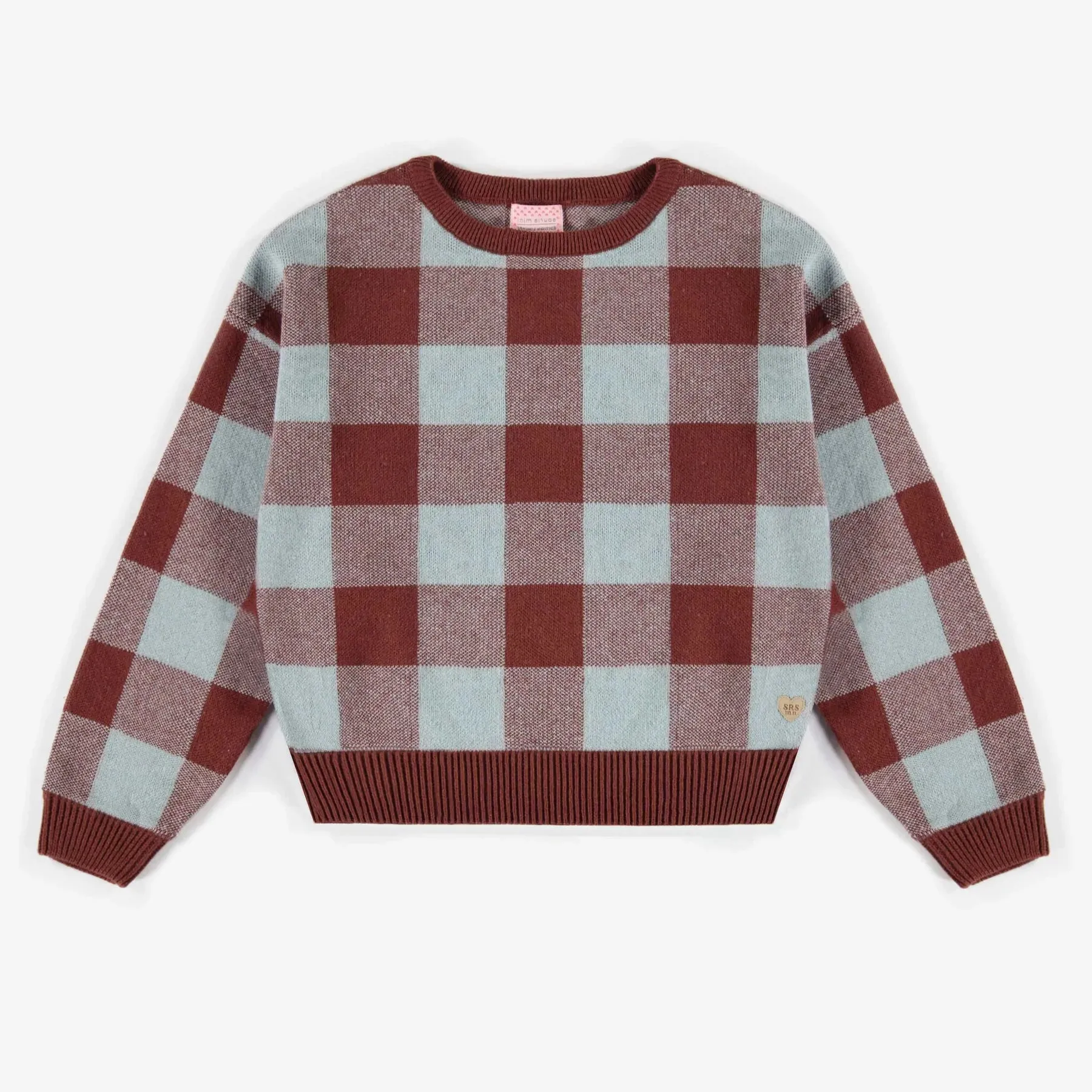 The Ewan Plaid Knit Sweater - KIDS