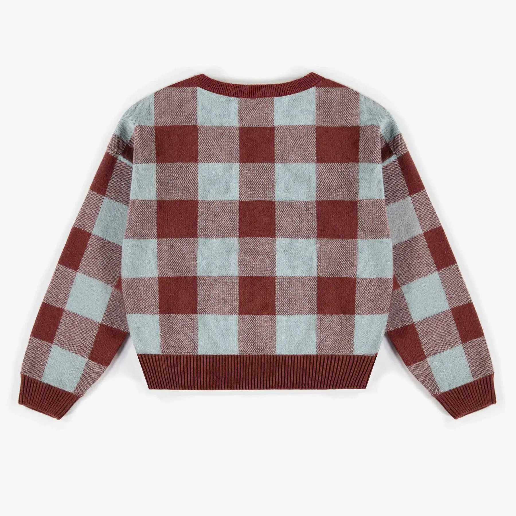 The Ewan Plaid Knit Sweater - KIDS