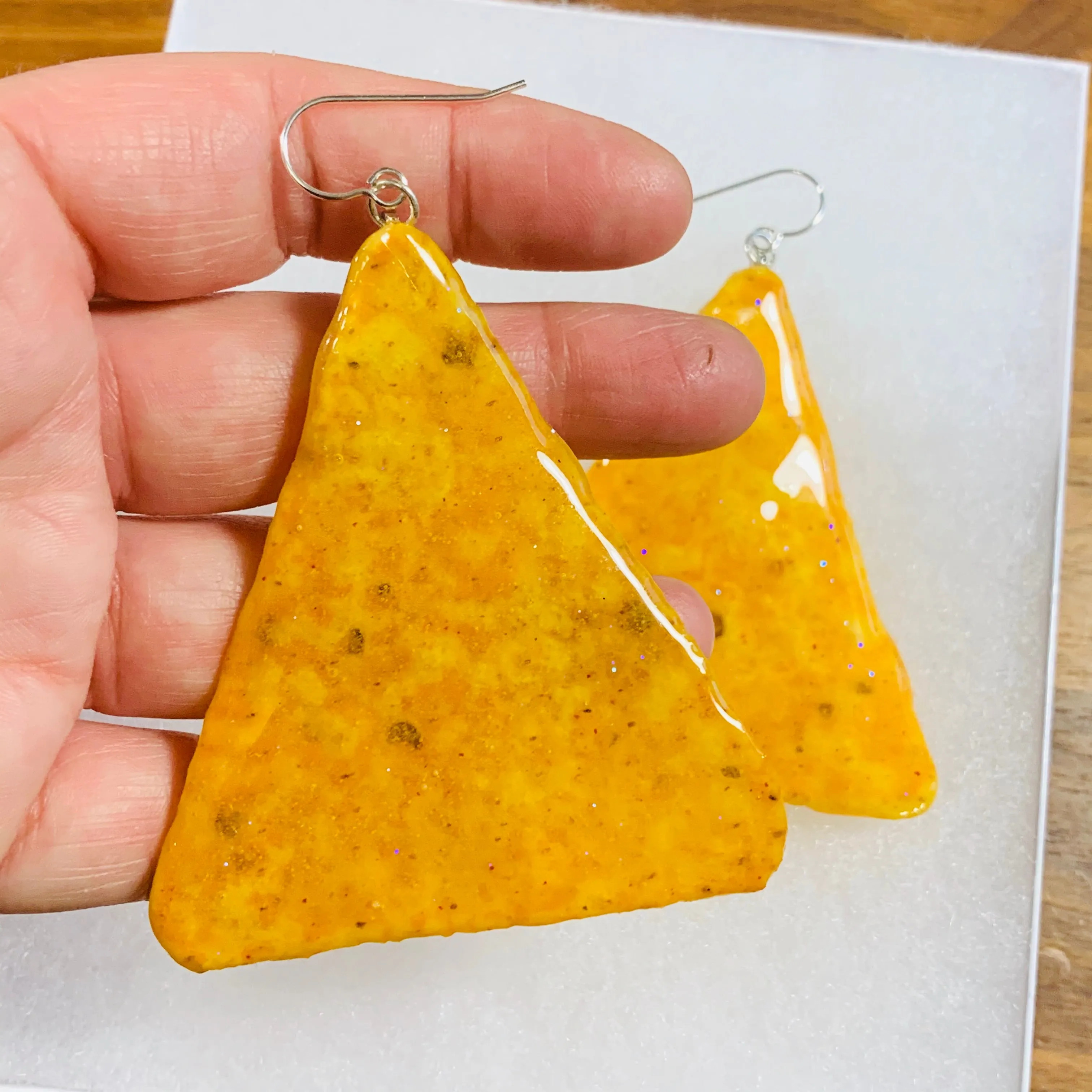 Tortilla Chip Earrings