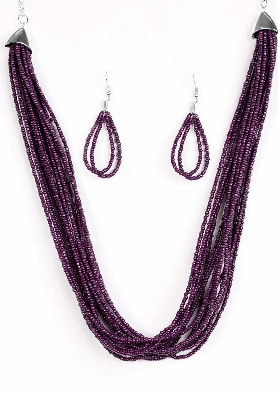 Wide Open Spaces Purple Necklace Set