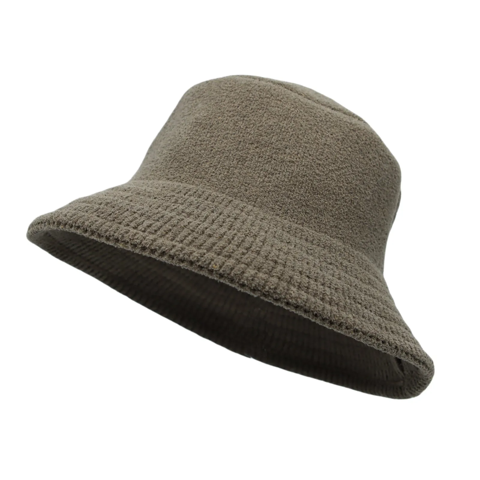 Winter Polyester Warm Bucket Hat Fedora Outdoor Cap NCB1304