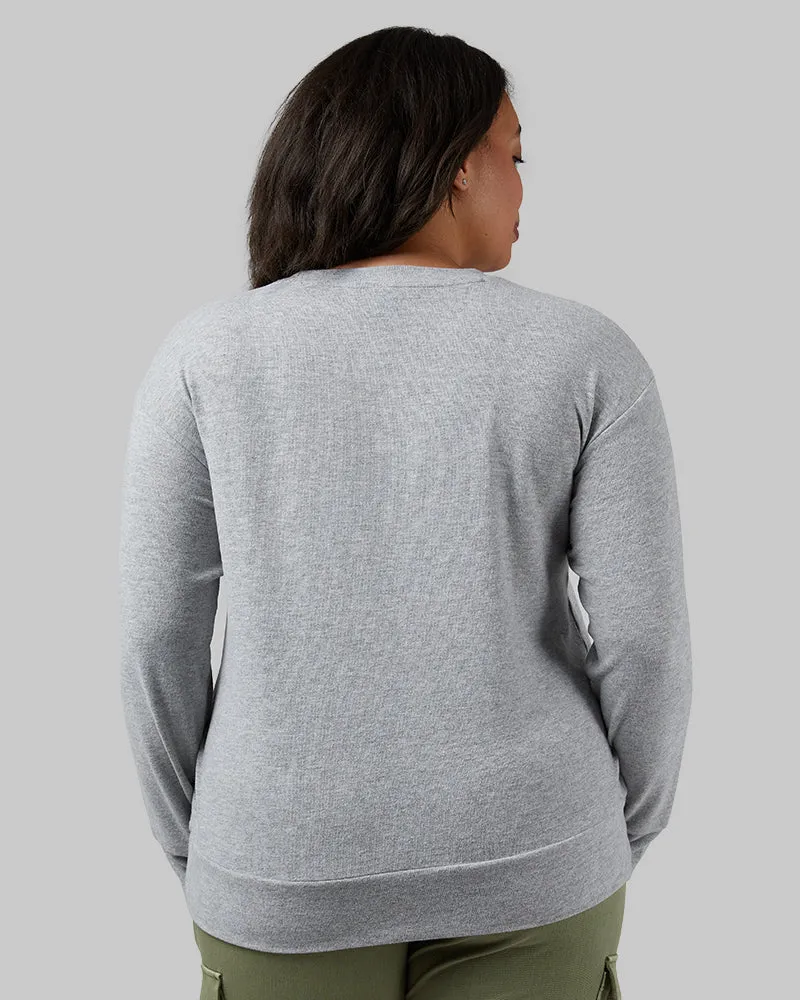 WOMEN'S SOFT SWEATER KNIT CREW TOP