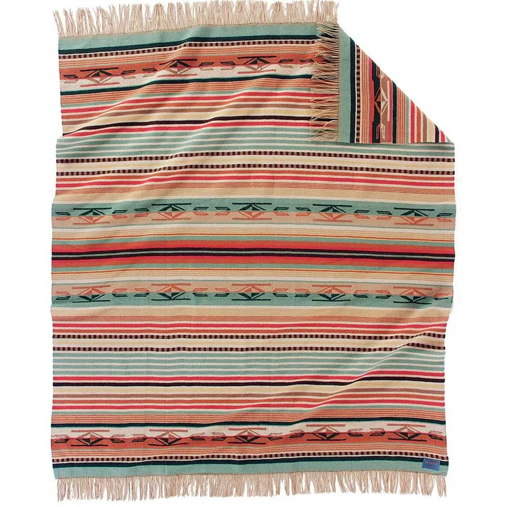 Wool Fringed Throw Blanket by Pendleton