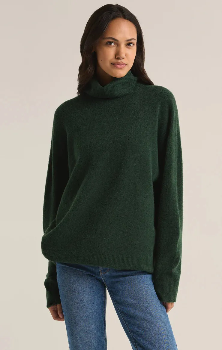 Here’s an optimized product title for the ZSU Green Richie Turtleneck Sweater:

ZSU Women’s Cozy Green Richie Turtleneck Sweater - Stylish Knit Top for Fall and Winter